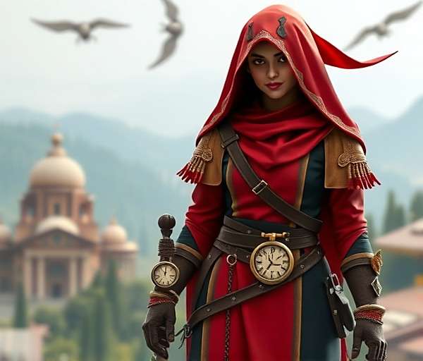 Anjali - The Chili Assassin Anjali, the Chili Assassin character in Cumin Saga Adventure wearing red and black assassin outfit