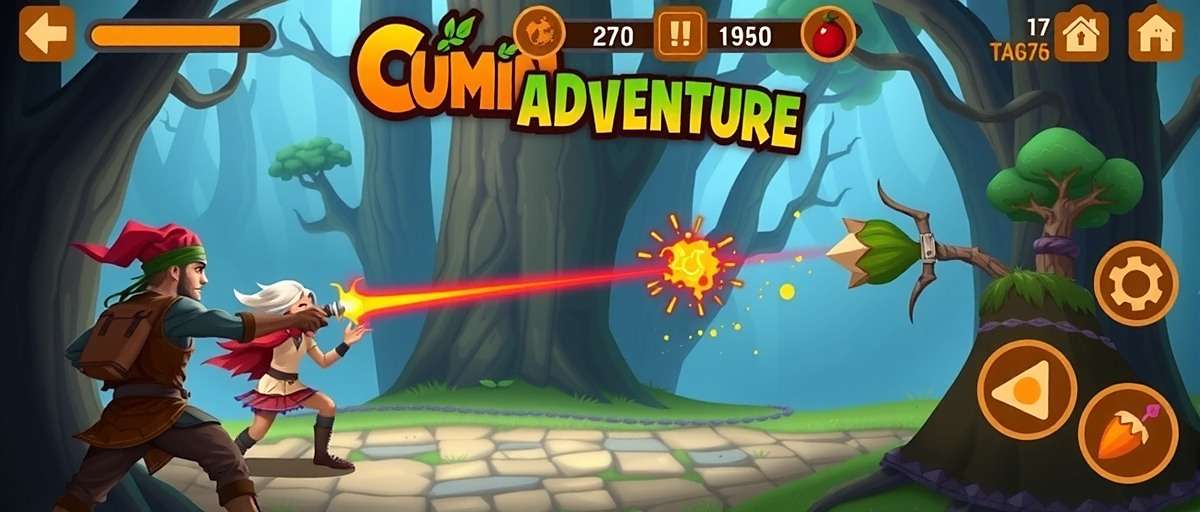 Cumin Saga Adventure - Real-time Combat Cumin Saga Adventure gameplay showing combat with spice-based abilities